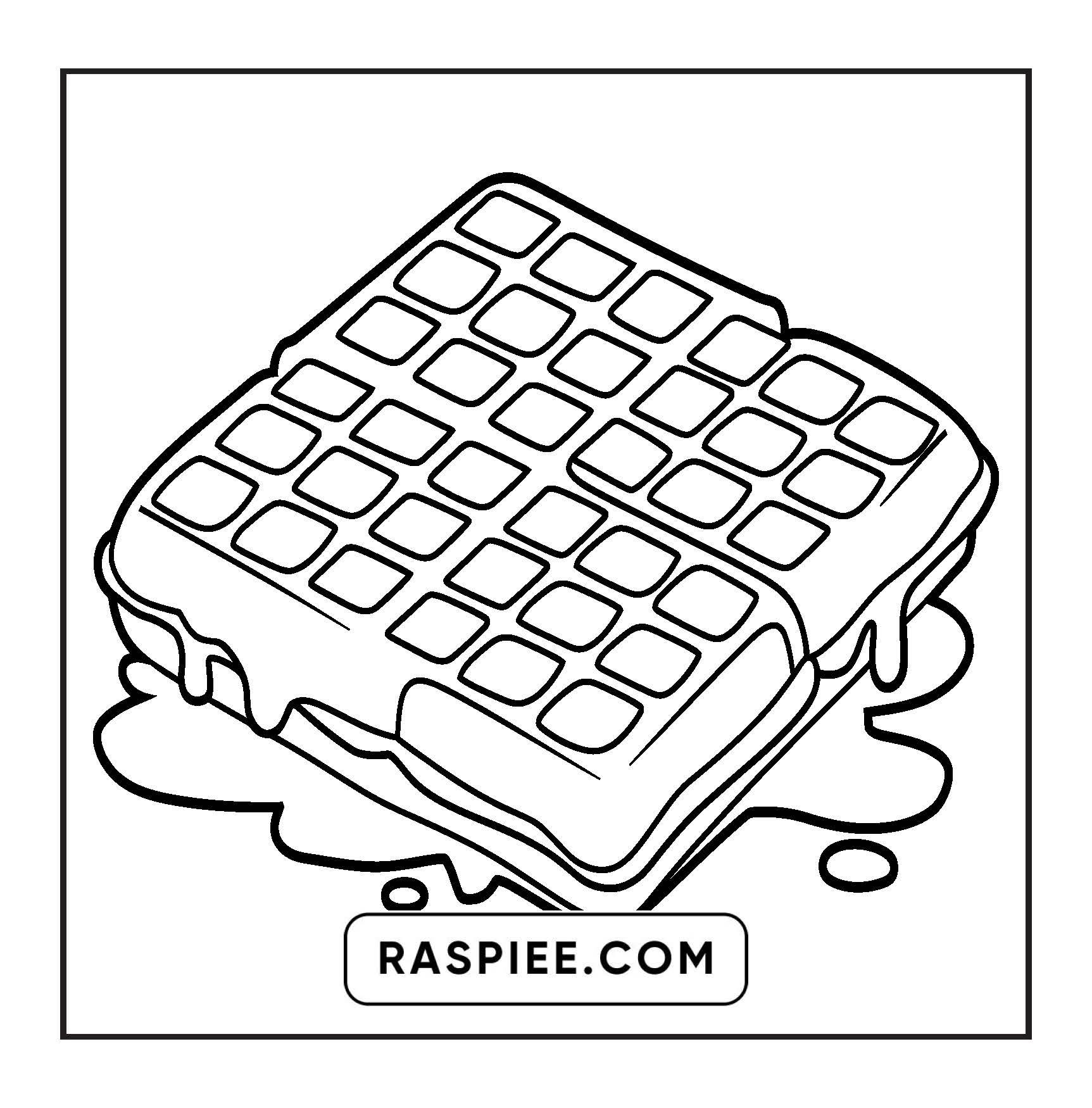 88 Bold and Easy Dessert Coloring Pages