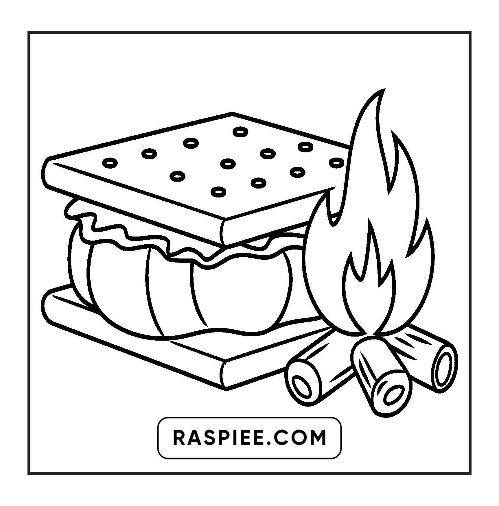 88 Bold and Easy Dessert Coloring Pages
