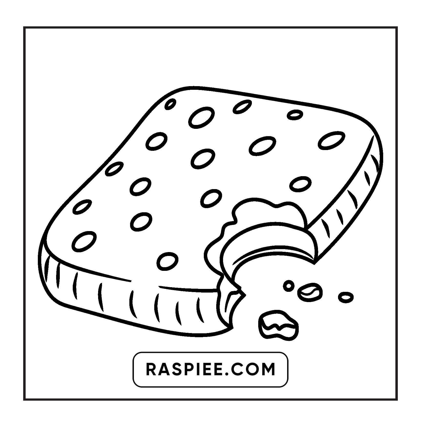 88 Bold and Easy Dessert Coloring Pages