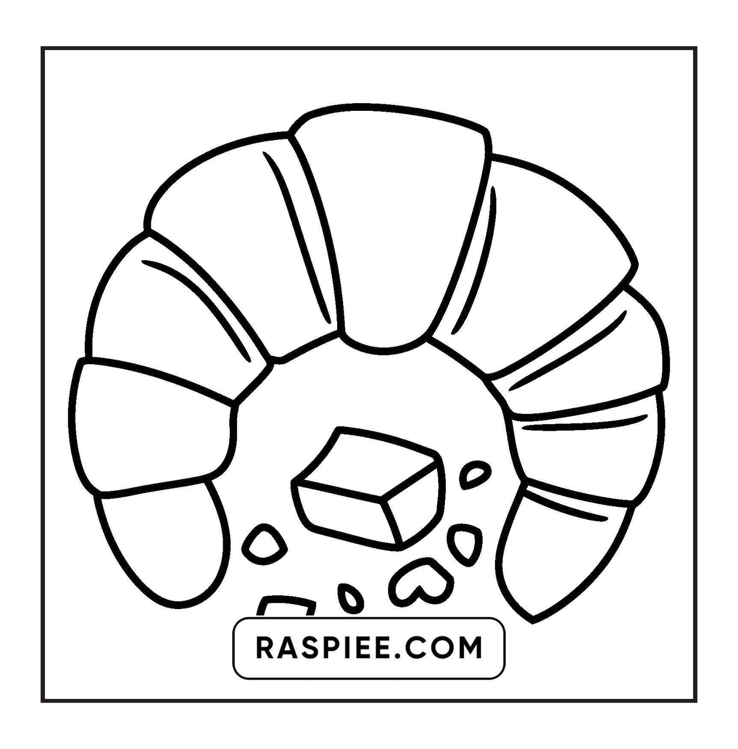 88 Bold and Easy Dessert Coloring Pages