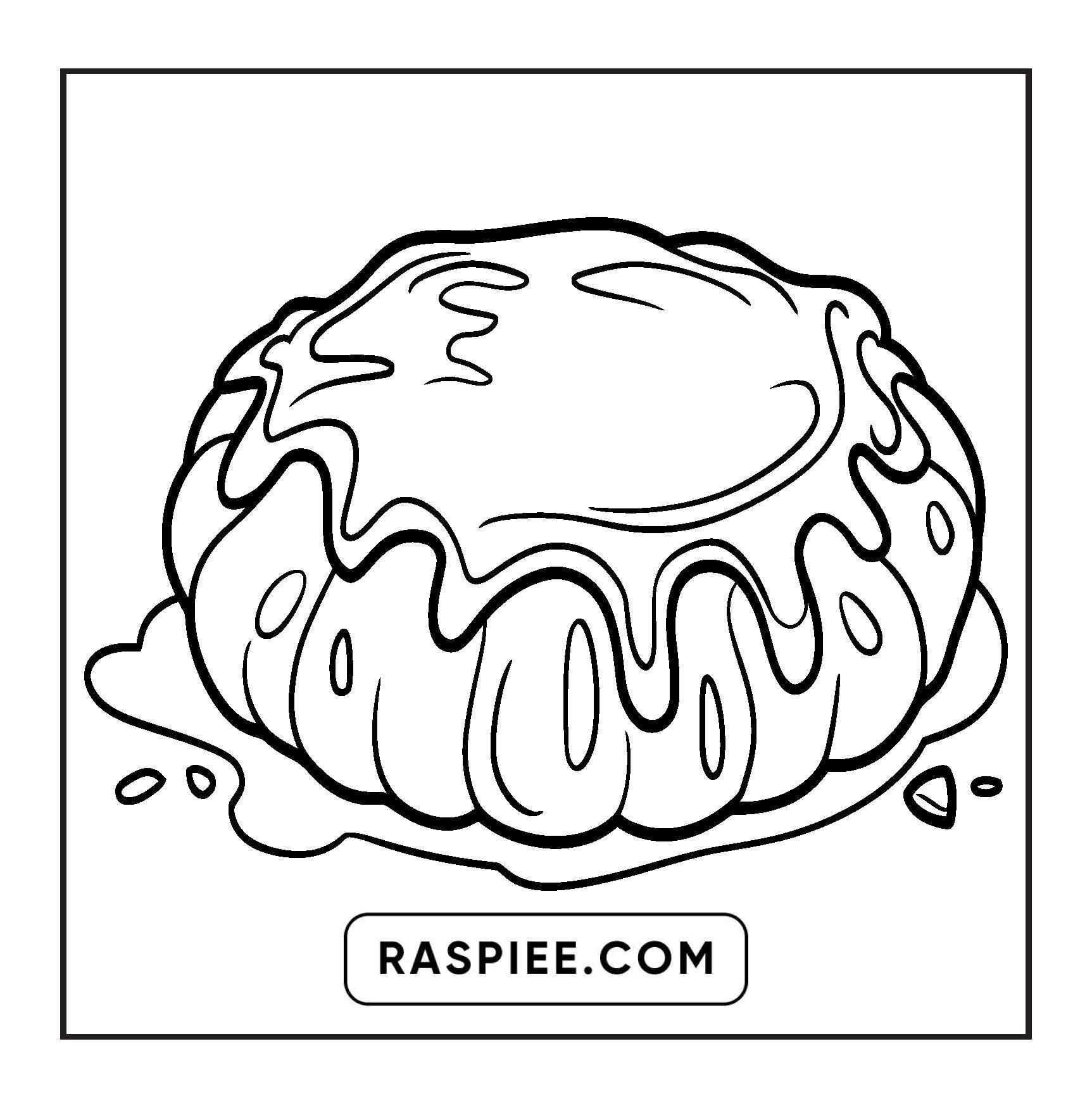 88 Bold and Easy Dessert Coloring Pages