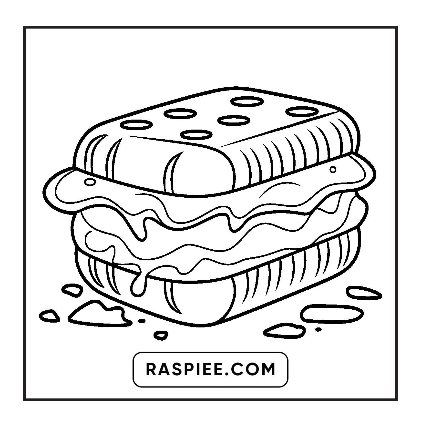 88 Bold and Easy Dessert Coloring Pages