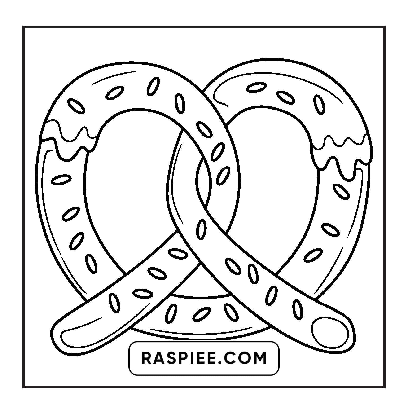 88 Bold and Easy Dessert Coloring Pages