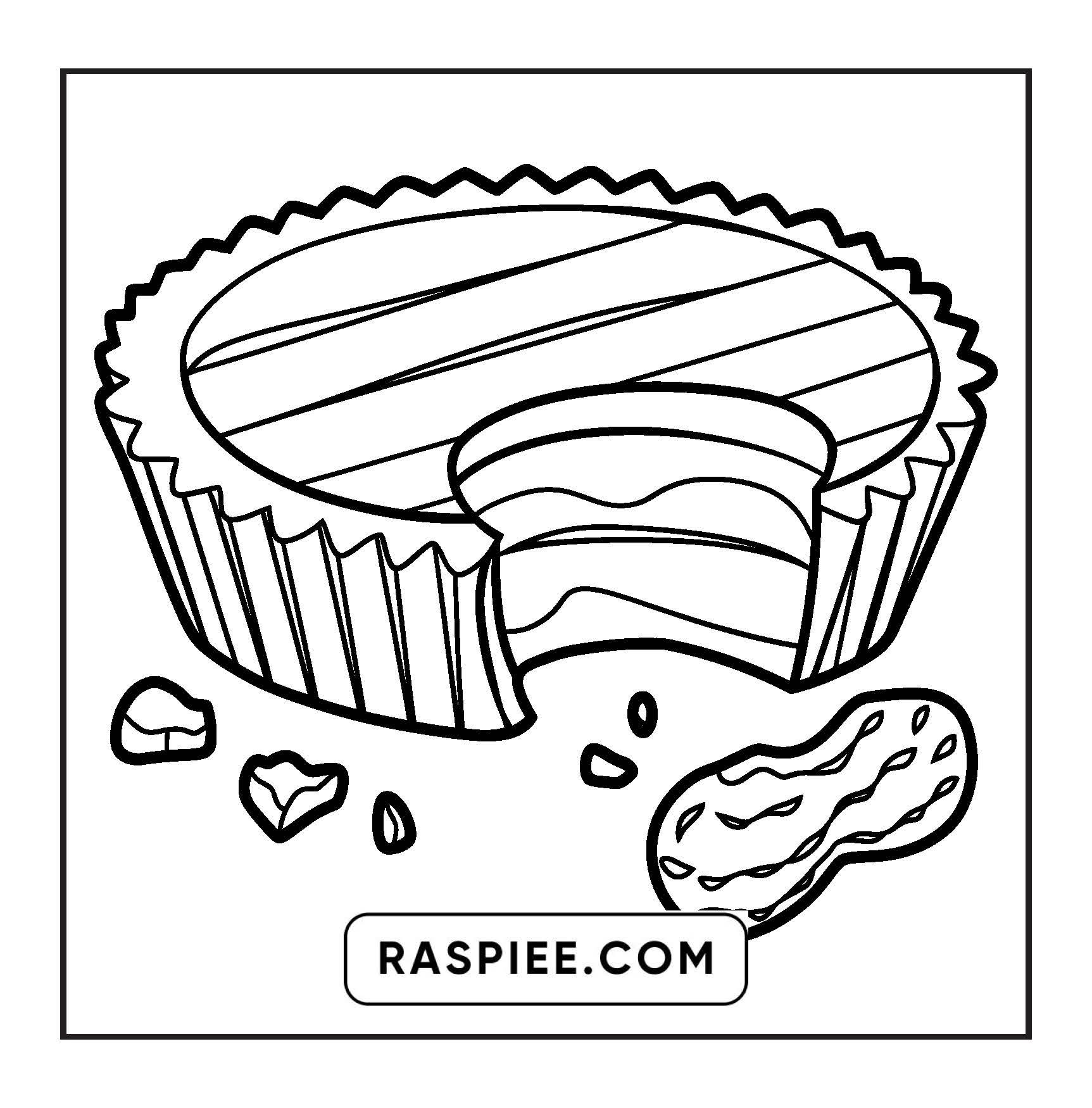 88 Bold and Easy Dessert Coloring Pages
