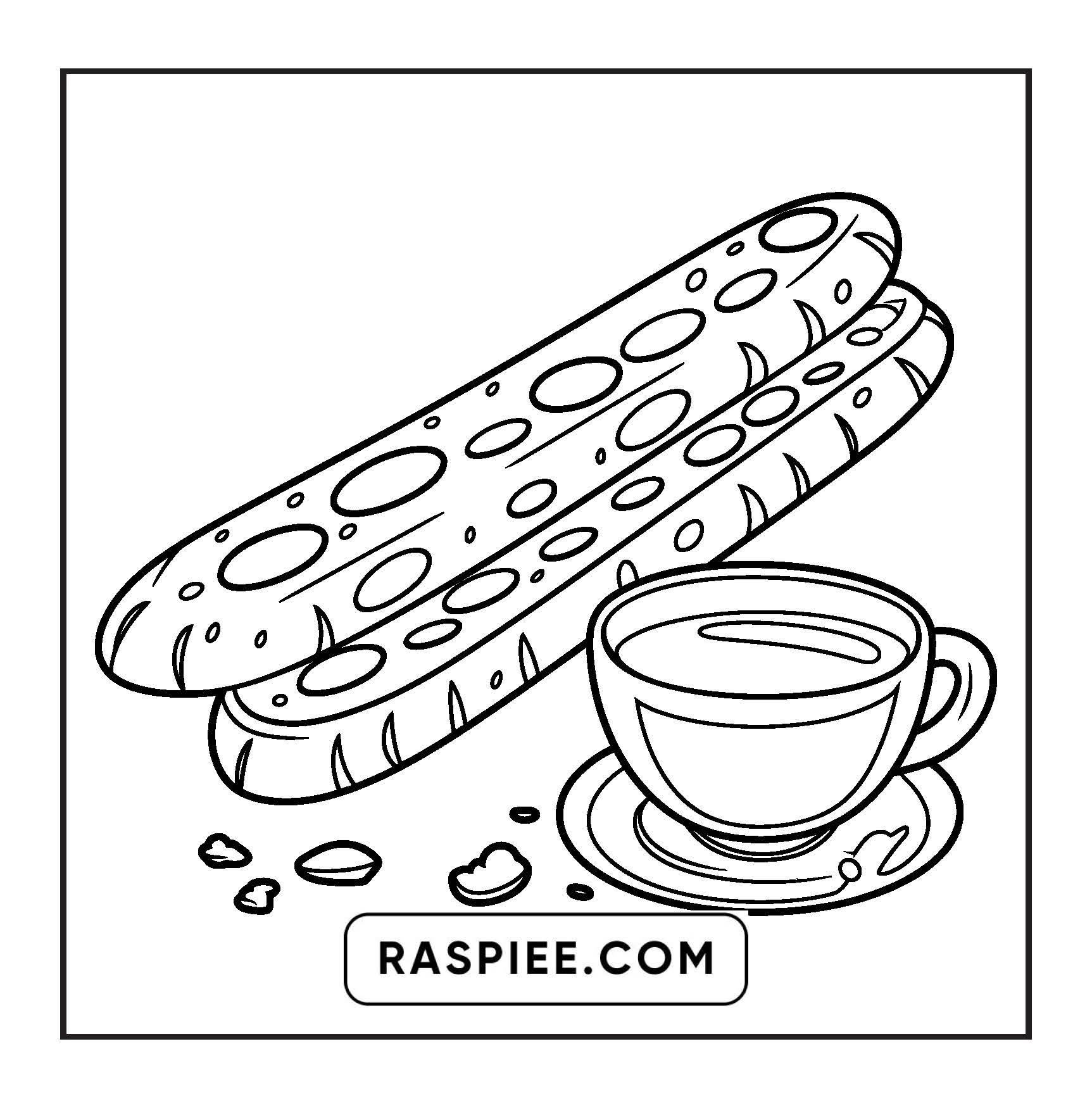 88 Bold and Easy Dessert Coloring Pages