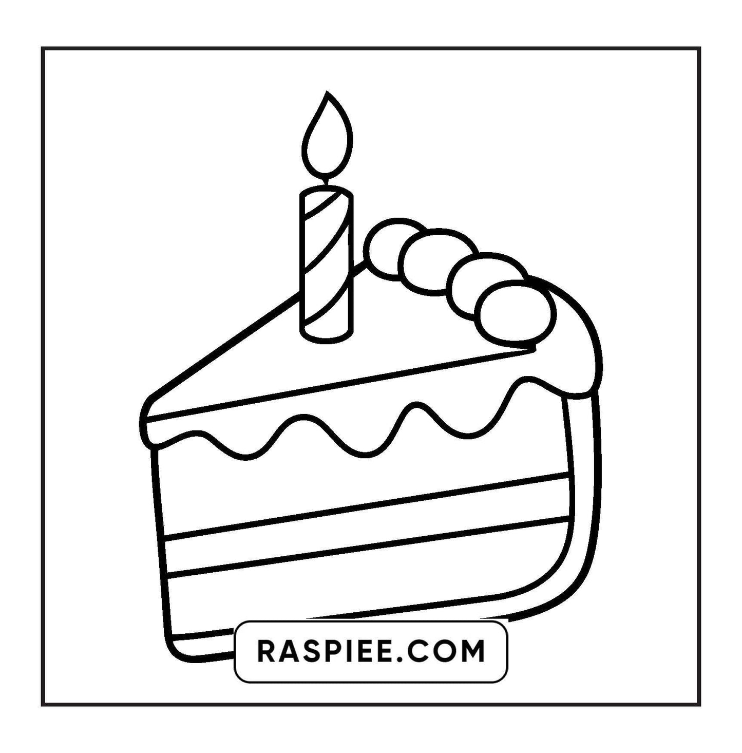 88 Bold and Easy Dessert Coloring Pages