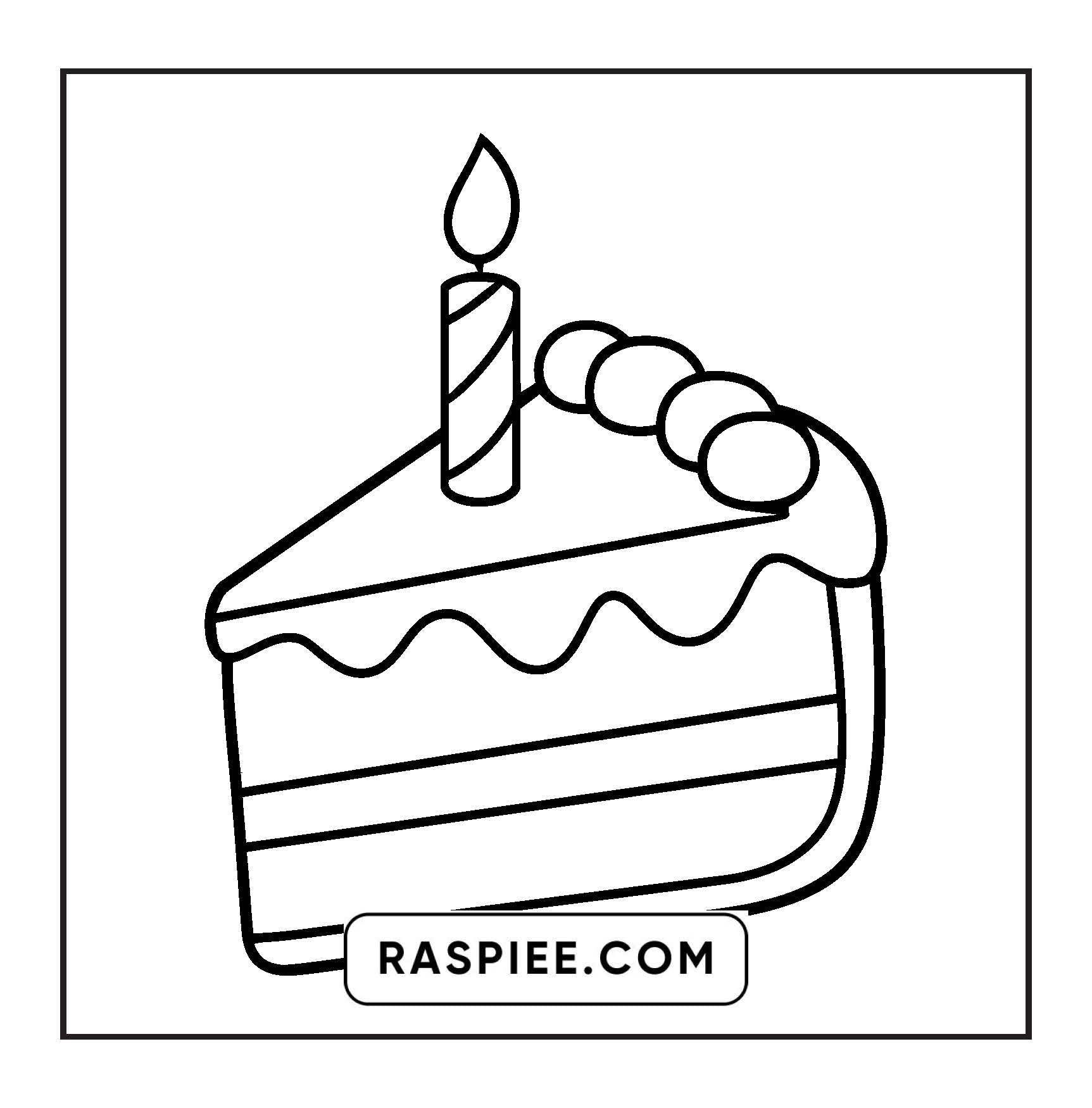 88 Bold and Easy Dessert Coloring Pages