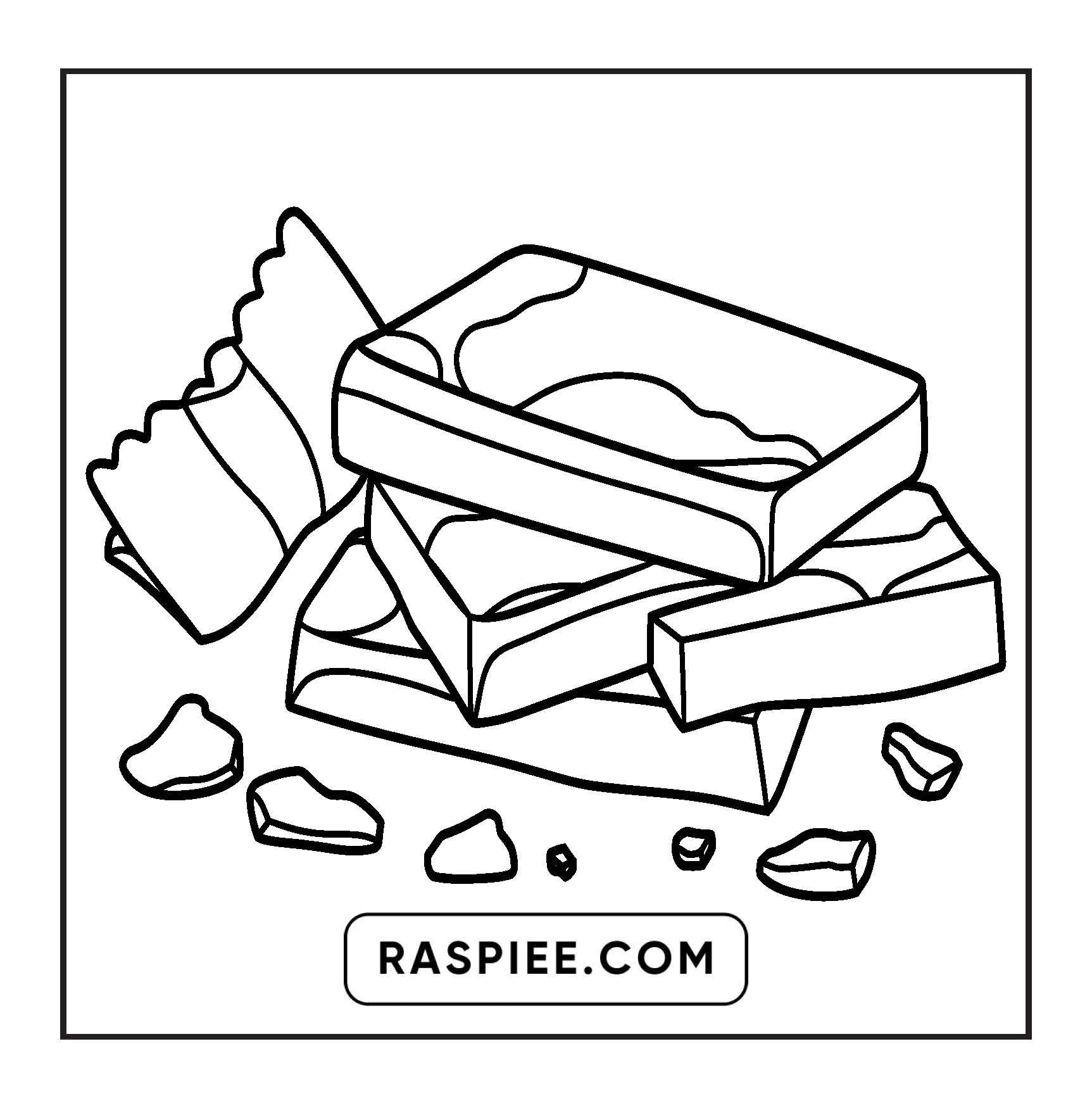 88 Bold and Easy Dessert Coloring Pages