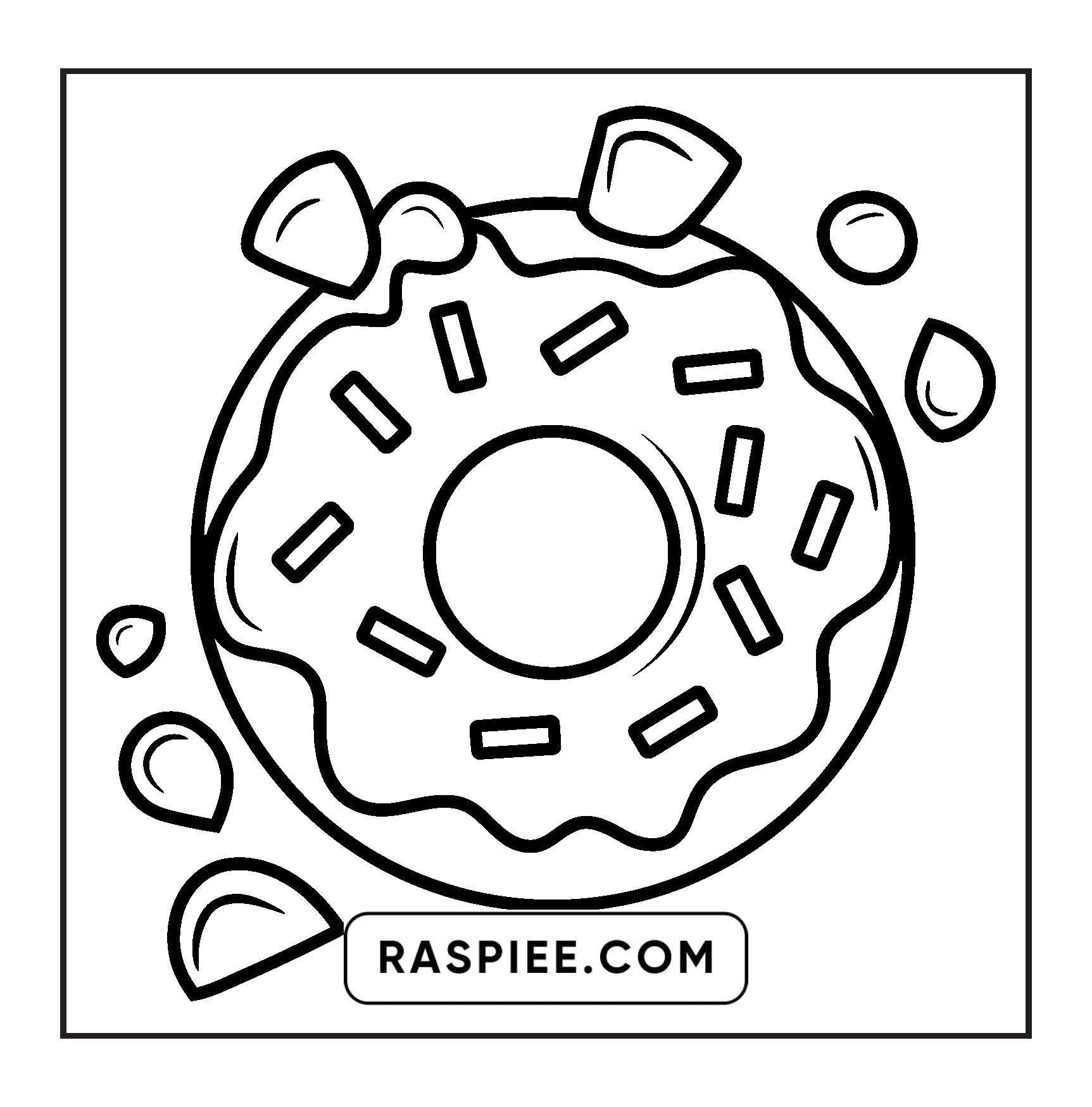 88 Bold and Easy Dessert Coloring Pages