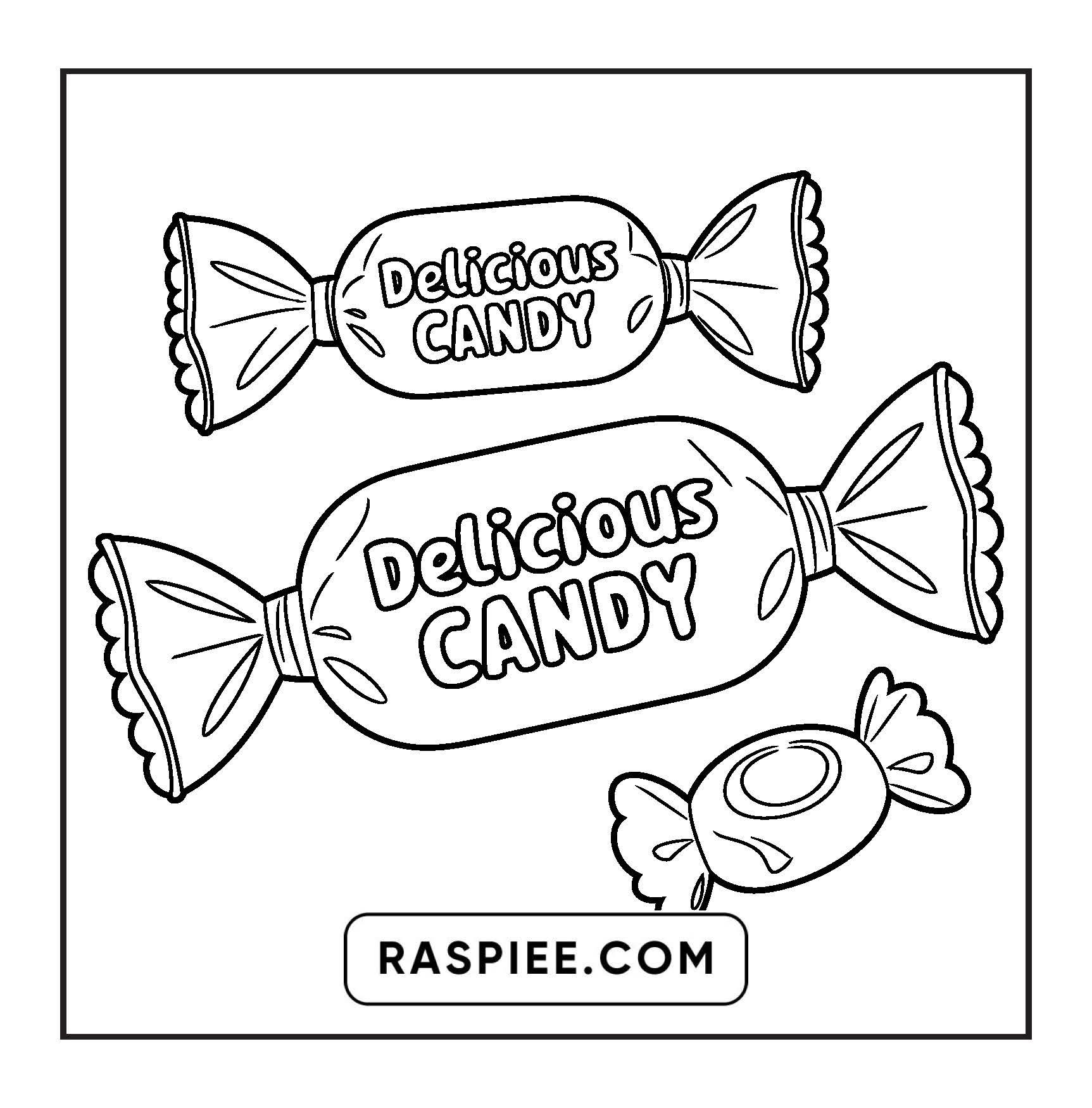 88 Bold and Easy Dessert Coloring Pages