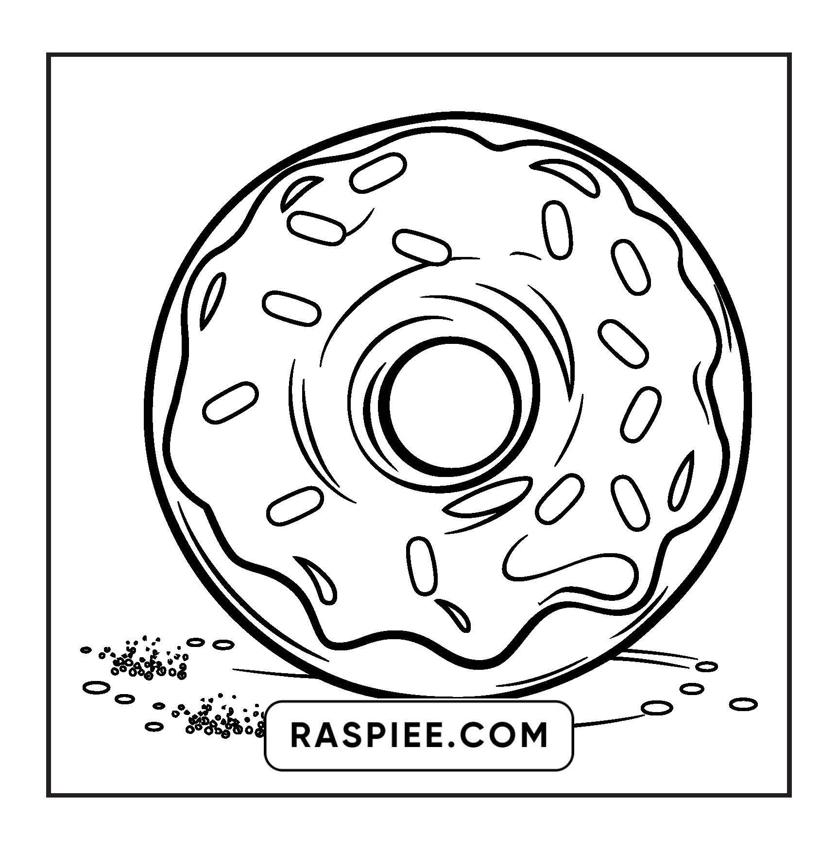 88 Bold and Easy Dessert Coloring Pages