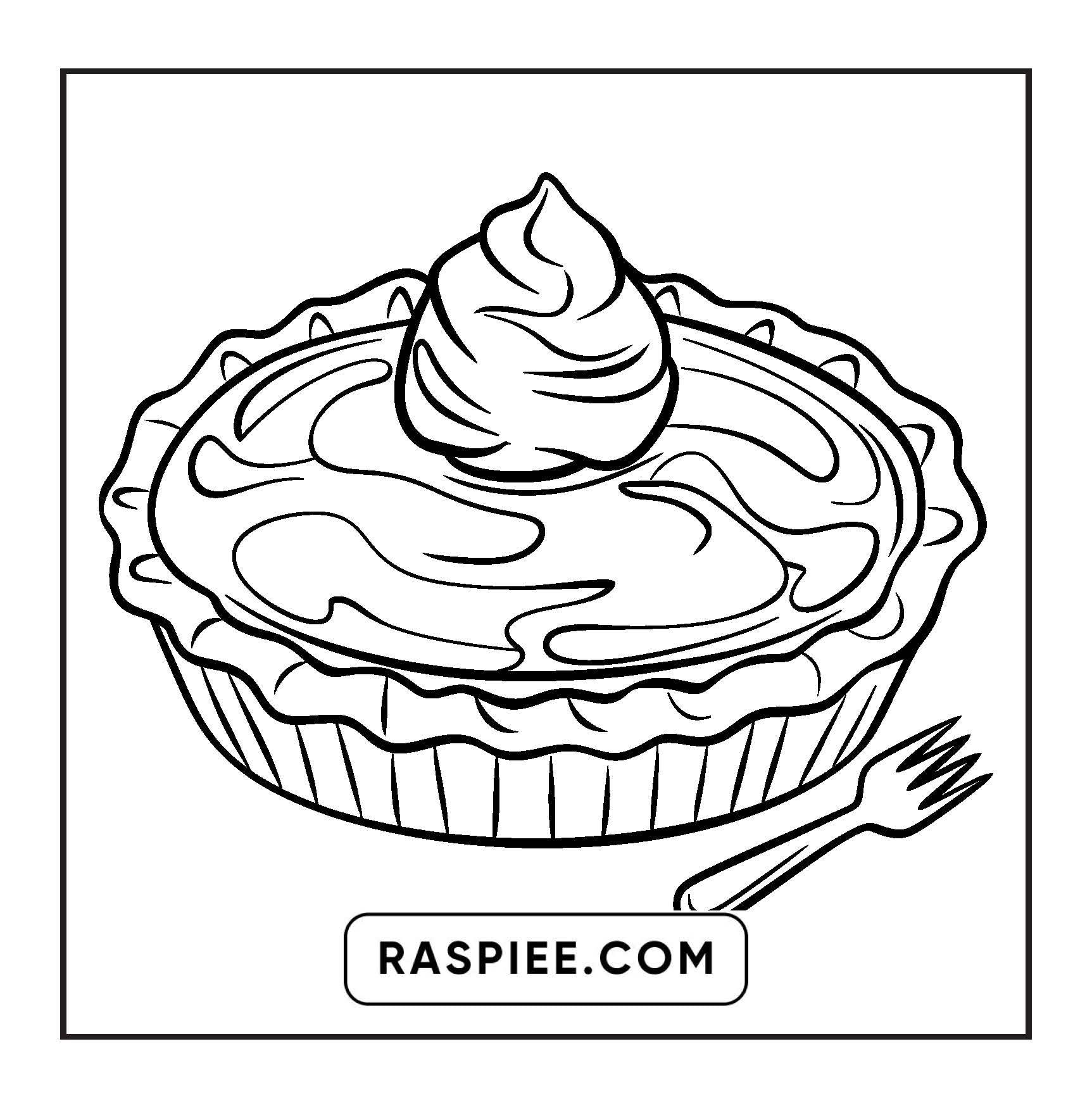 88 Bold and Easy Dessert Coloring Pages