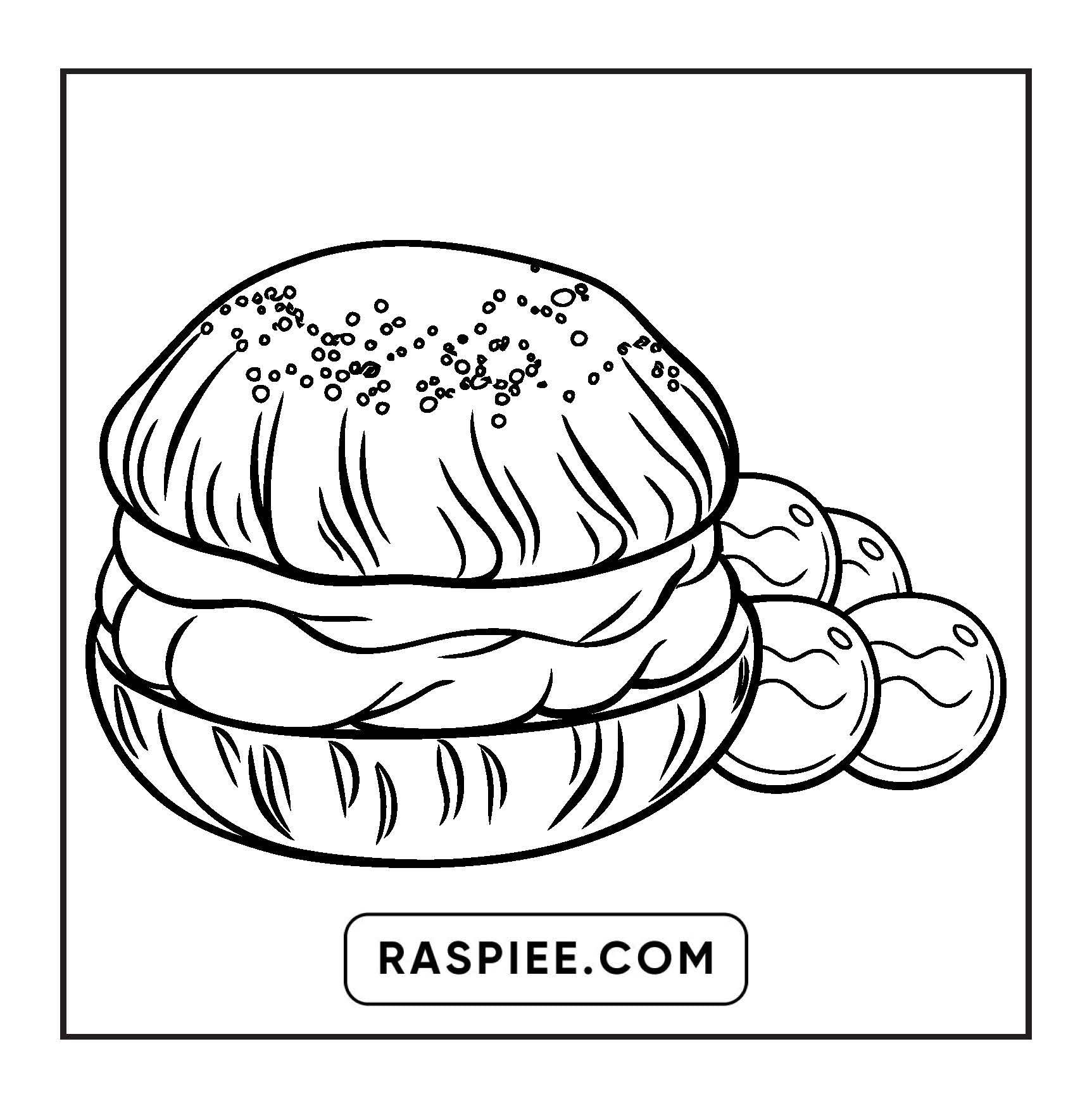 88 Bold and Easy Dessert Coloring Pages