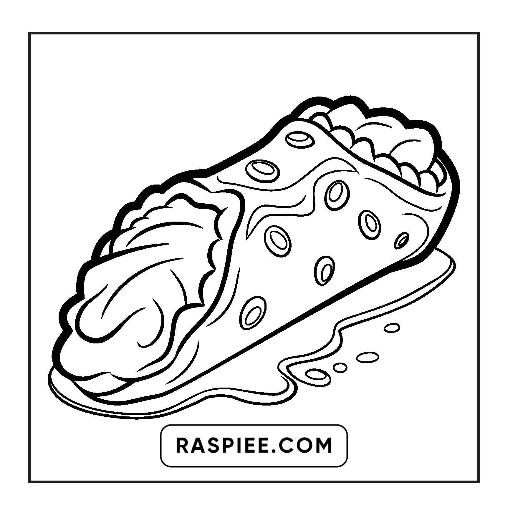 88 Bold and Easy Dessert Coloring Pages
