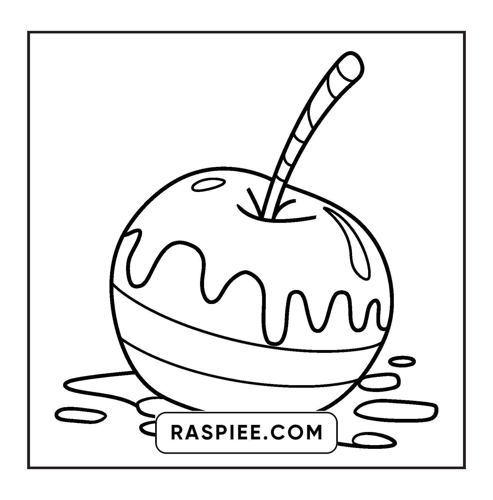 88 Bold and Easy Dessert Coloring Pages
