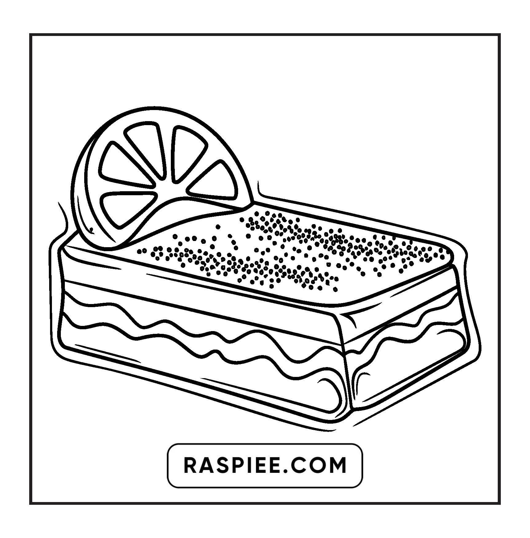 88 Bold and Easy Dessert Coloring Pages