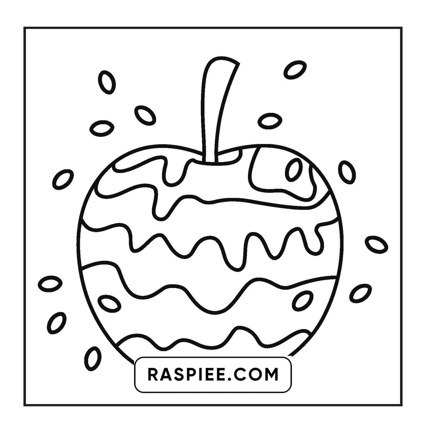 88 Bold and Easy Dessert Coloring Pages