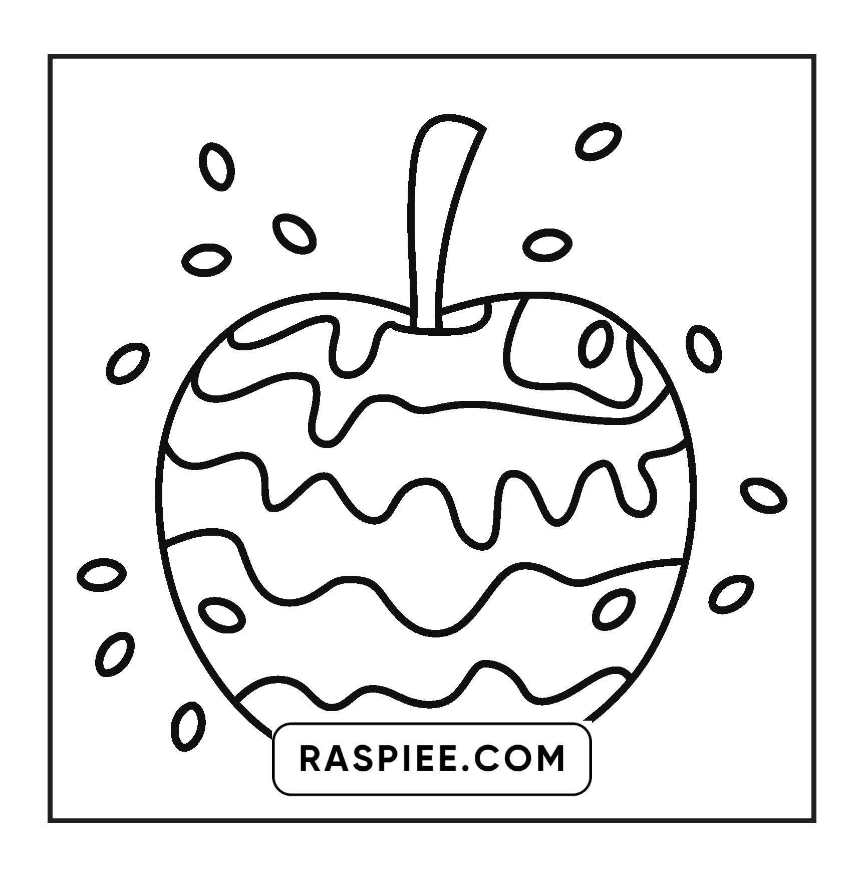 88 Bold and Easy Dessert Coloring Pages