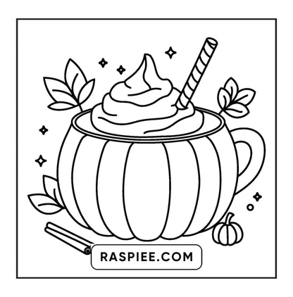 108 Bold and Easy Thanksgiving Coloring Pages Printable PDF Instant Download