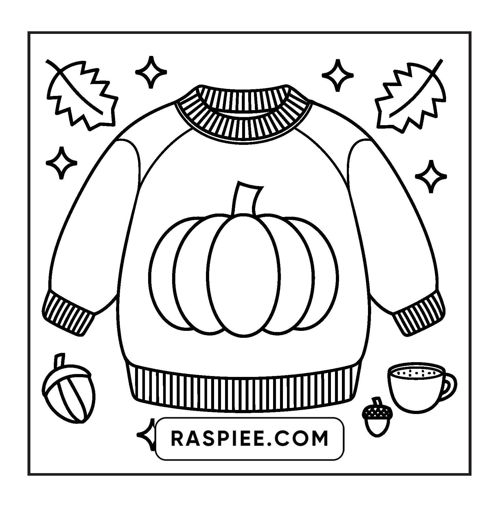 108 Bold and Easy Thanksgiving Coloring Pages Printable PDF Instant Download