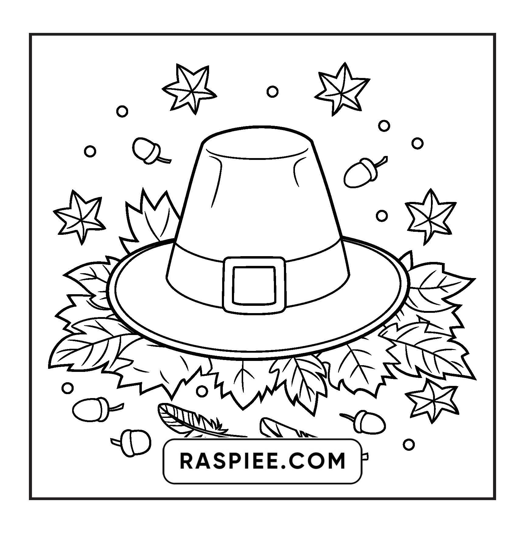 108 Bold and Easy Thanksgiving Coloring Pages Printable PDF Instant Download