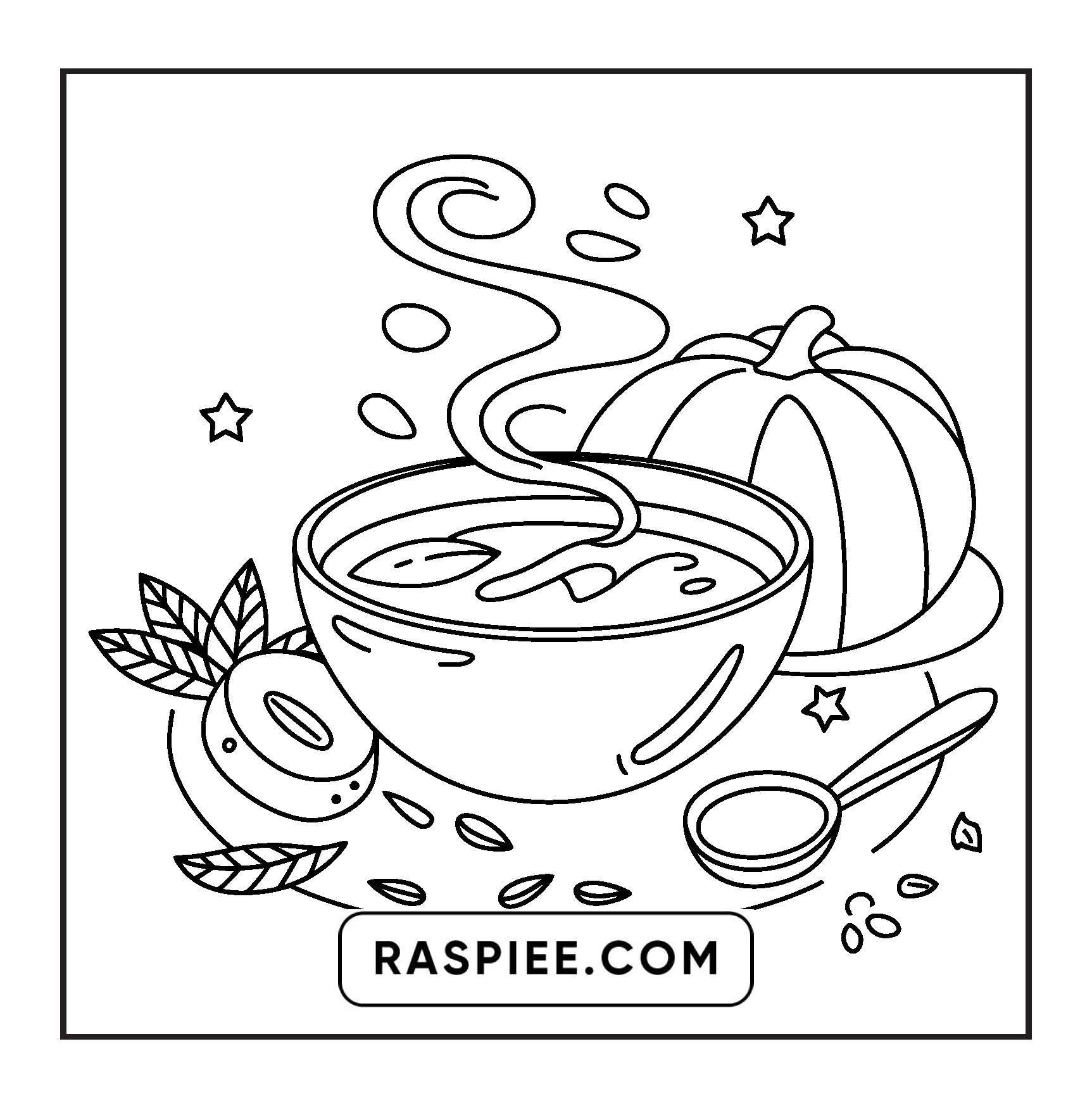 108 Bold and Easy Thanksgiving Coloring Pages Printable PDF Instant Download