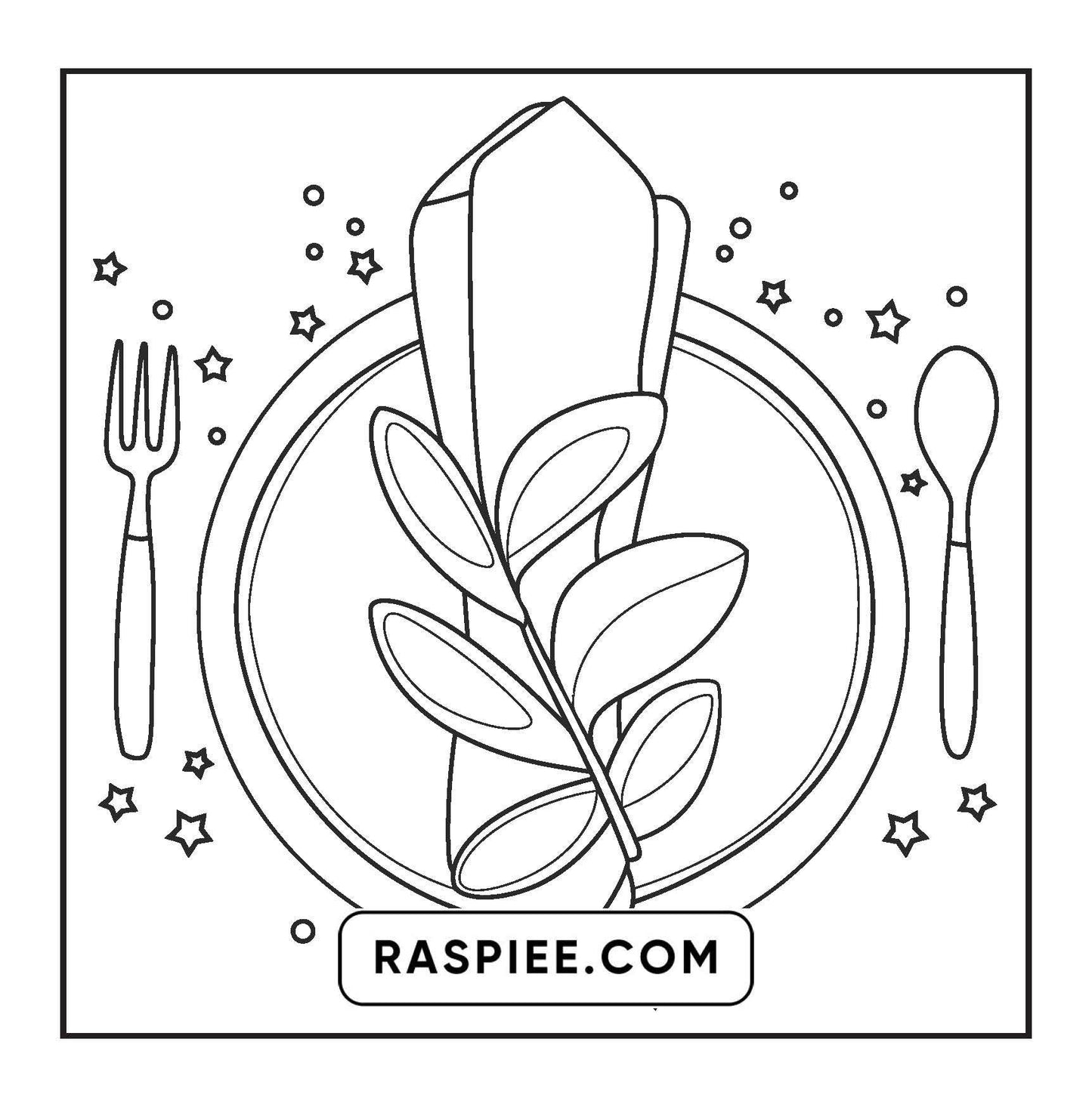 108 Bold and Easy Thanksgiving Coloring Pages Printable PDF Instant Download