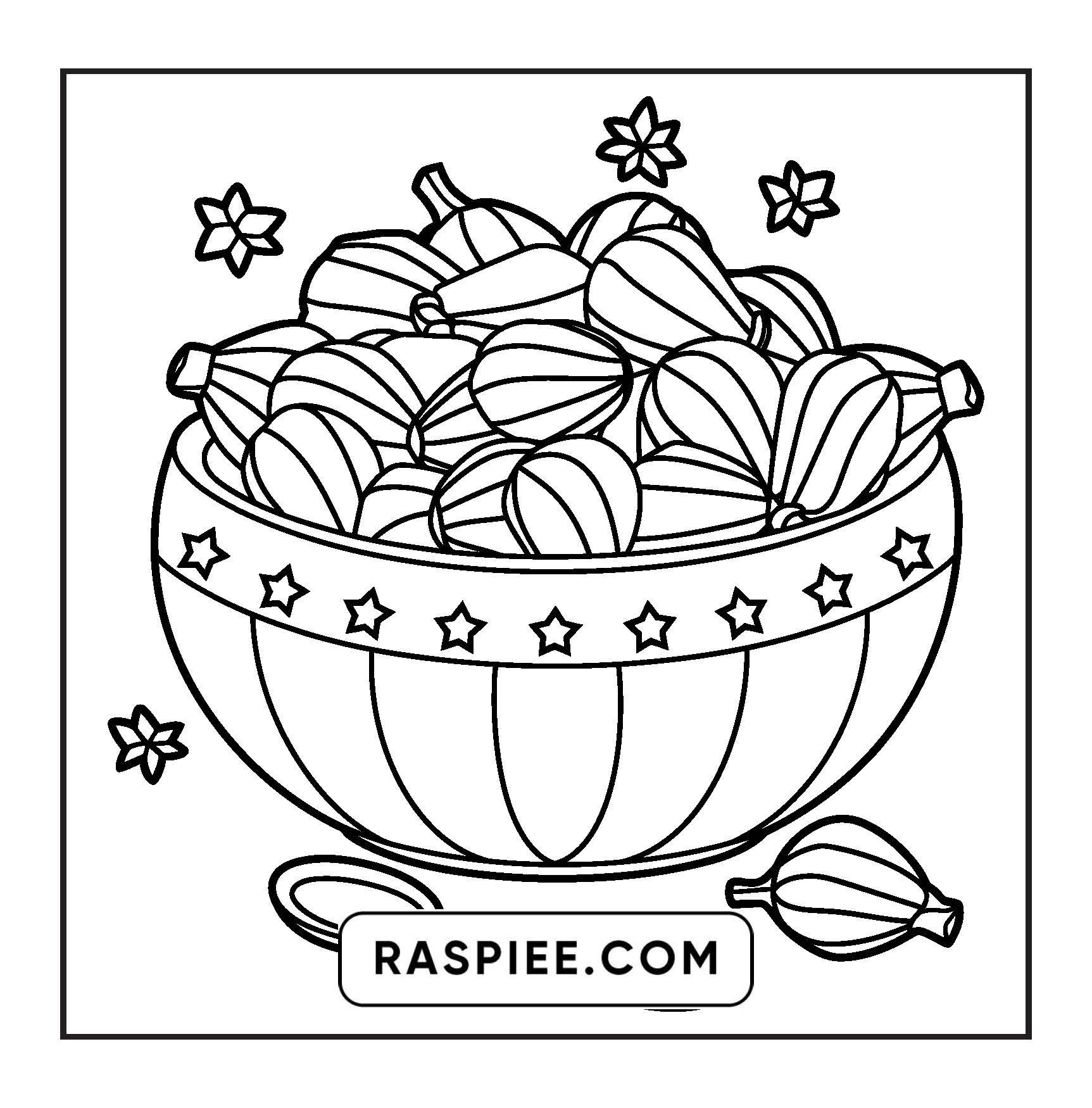 108 Bold and Easy Thanksgiving Coloring Pages Printable PDF Instant Download