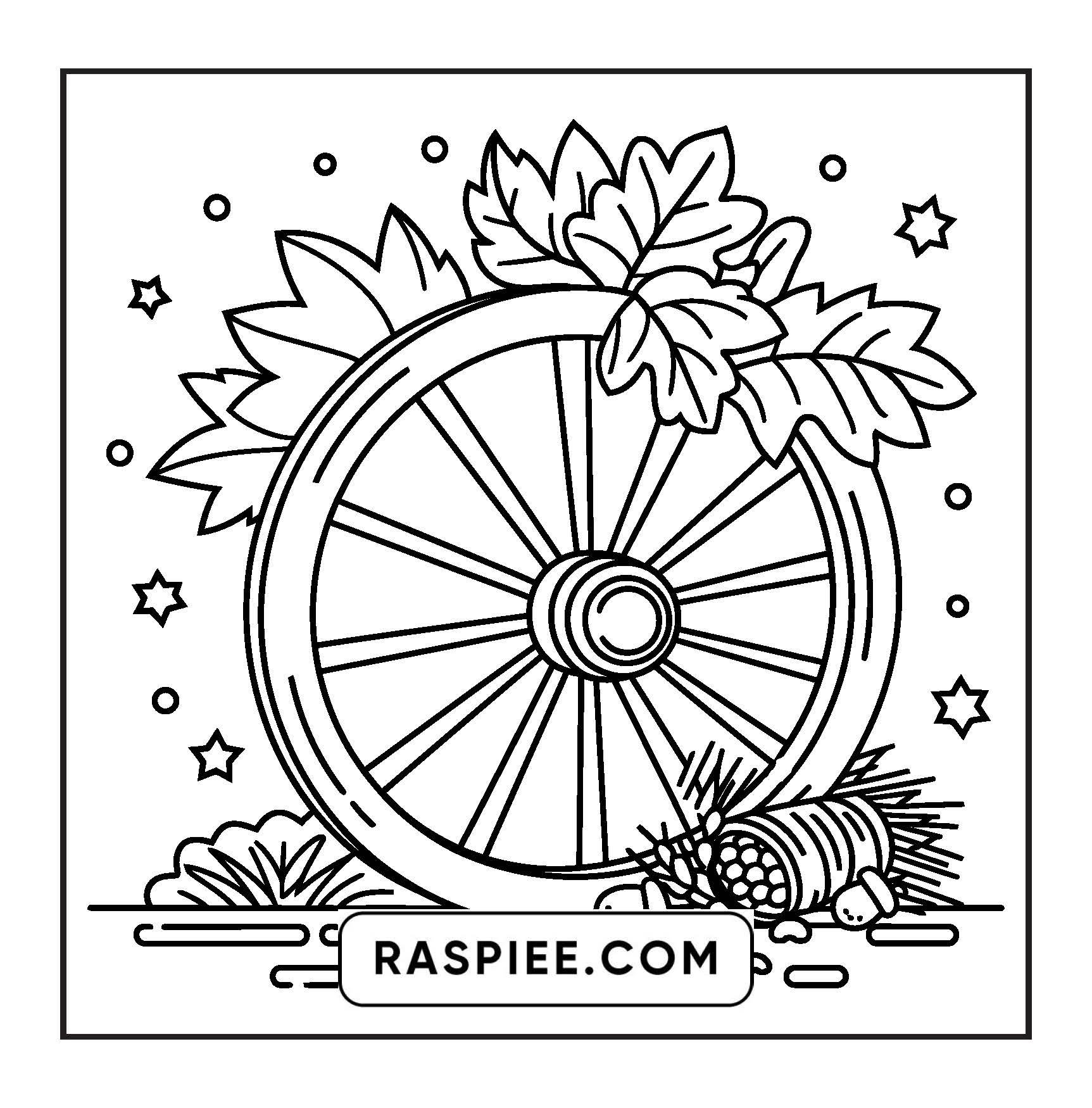 108 Bold and Easy Thanksgiving Coloring Pages Printable PDF Instant Download