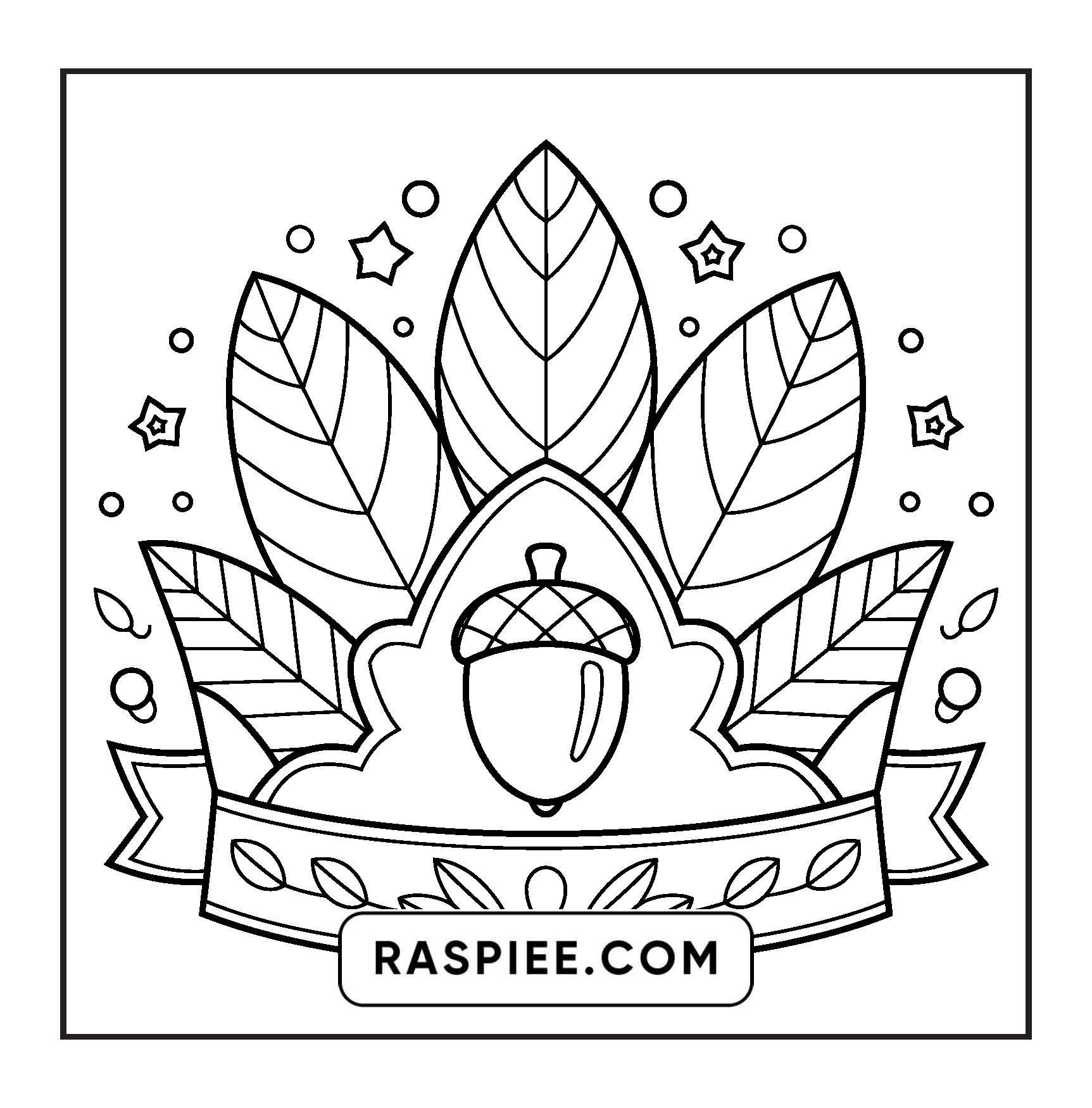 108 Bold and Easy Thanksgiving Coloring Pages Printable PDF Instant Download