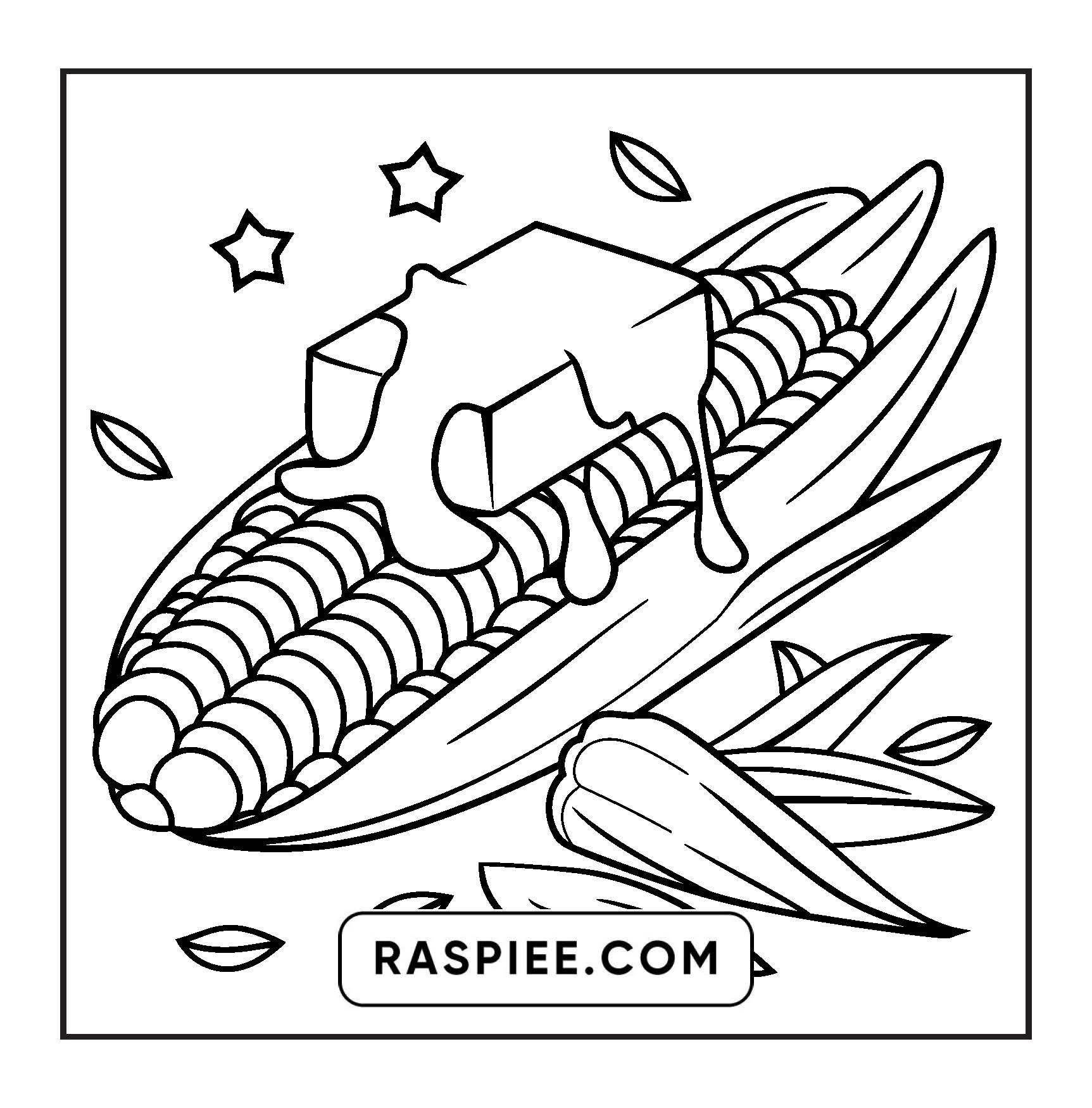 108 Bold and Easy Thanksgiving Coloring Pages Printable PDF Instant Download