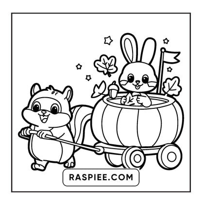 108 Bold and Easy Thanksgiving Coloring Pages Printable PDF Instant Download