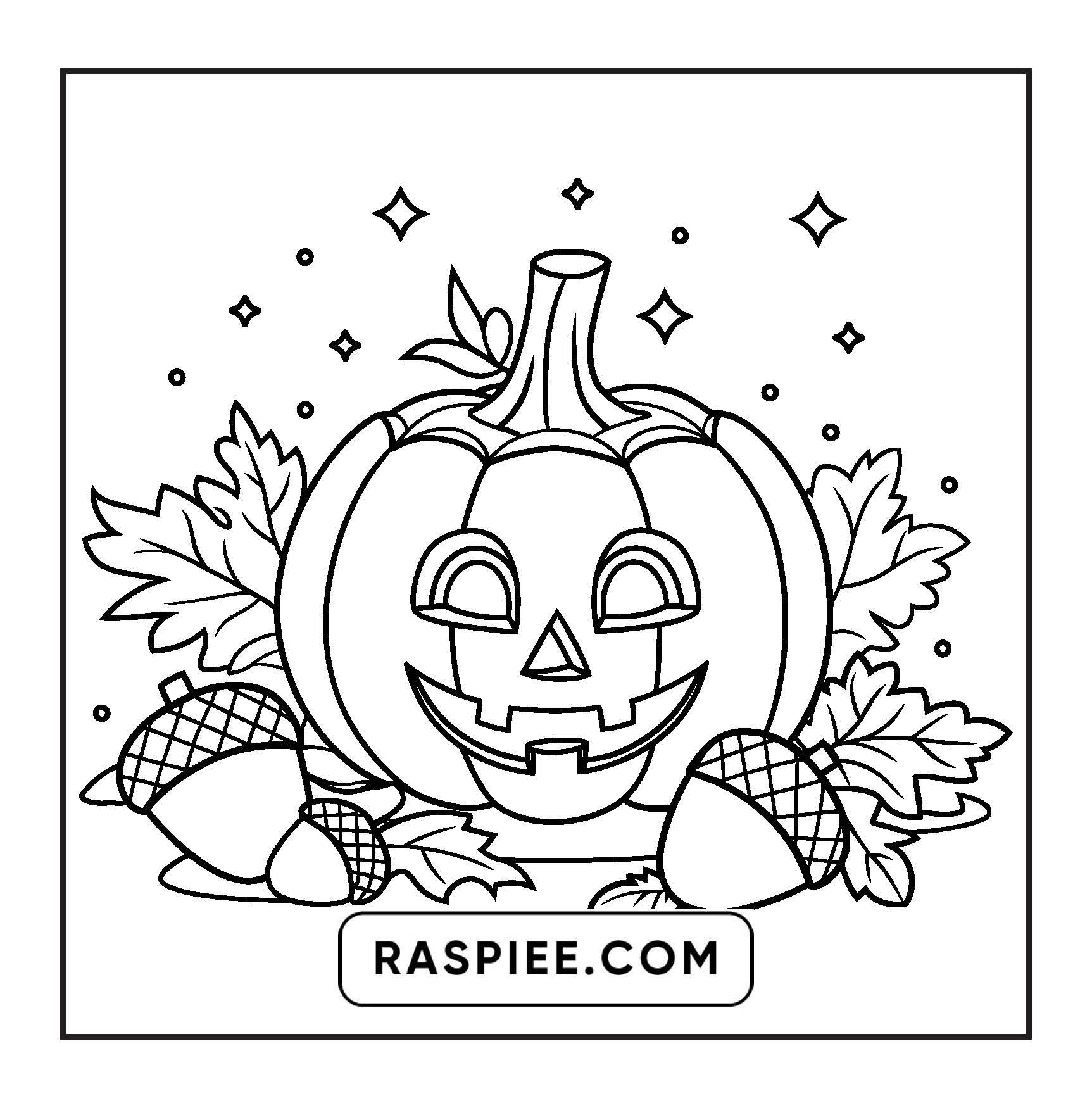 108 Bold and Easy Thanksgiving Coloring Pages Printable PDF Instant Download