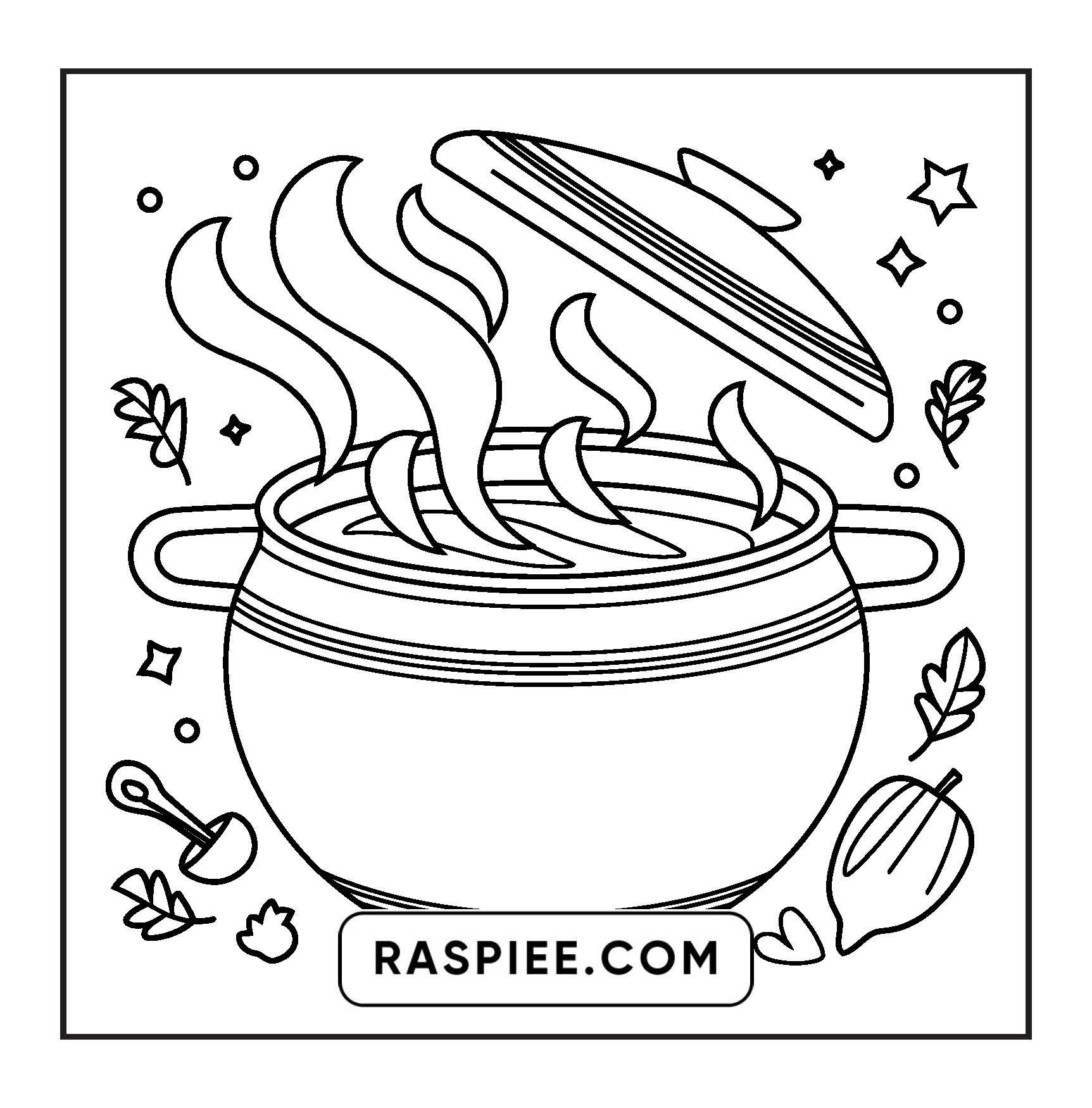 108 Bold and Easy Thanksgiving Coloring Pages Printable PDF Instant Download