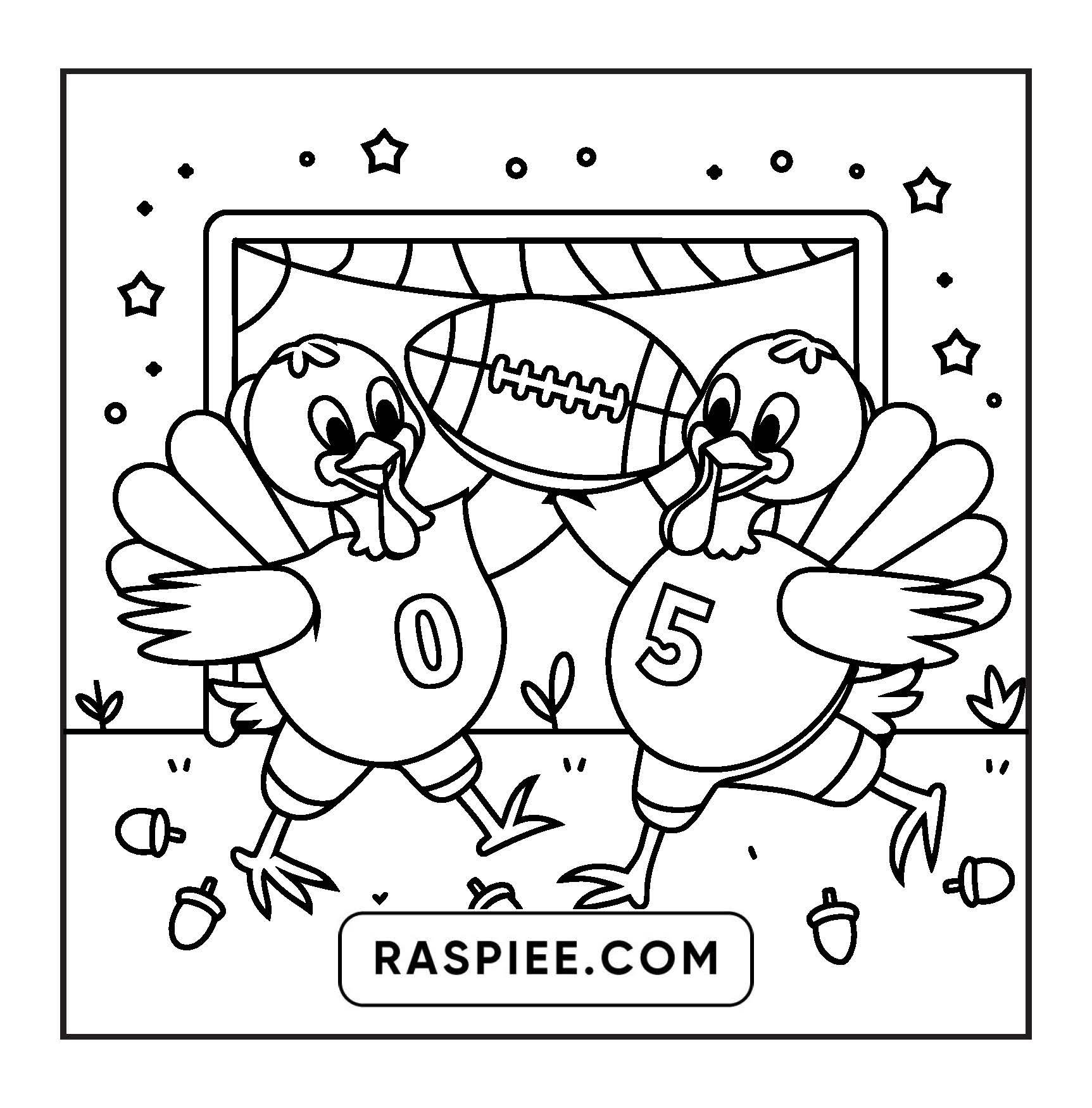 108 Bold and Easy Thanksgiving Coloring Pages Printable PDF Instant Download
