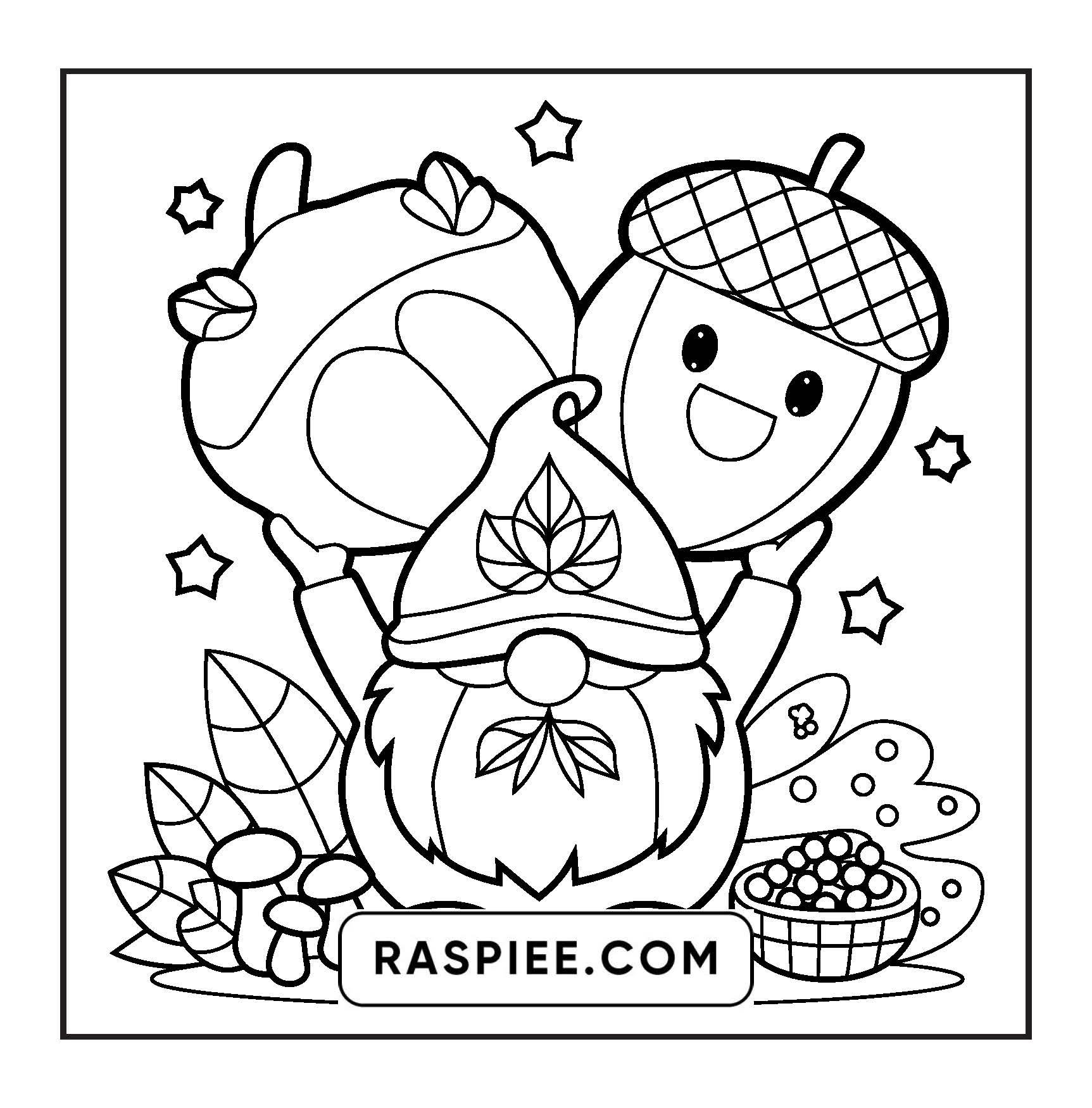 108 Bold and Easy Thanksgiving Coloring Pages Printable PDF Instant Download