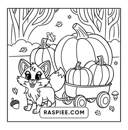 108 Bold and Easy Thanksgiving Coloring Pages Printable PDF Instant Download
