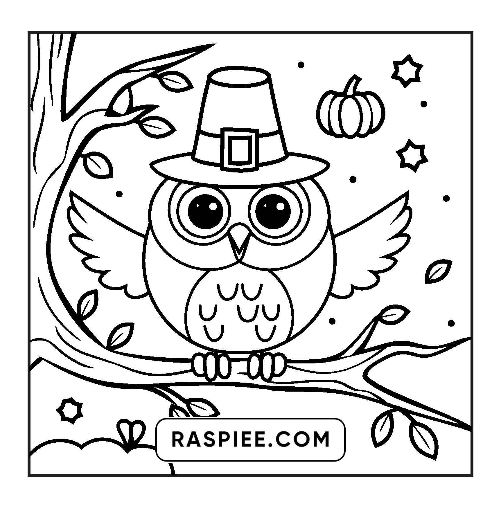 108 Bold and Easy Thanksgiving Coloring Pages Printable PDF Instant Download