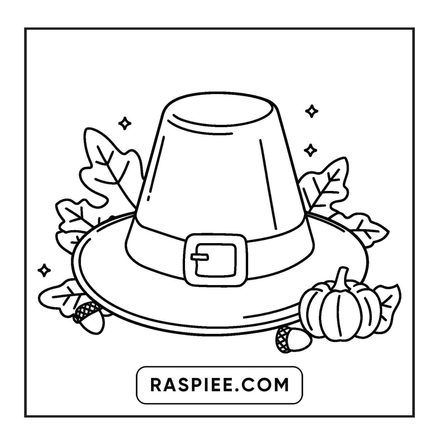108 Bold and Easy Thanksgiving Coloring Pages Printable PDF Instant Download
