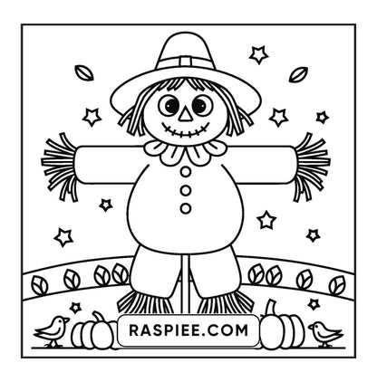 108 Bold and Easy Thanksgiving Coloring Pages Printable PDF Instant Download