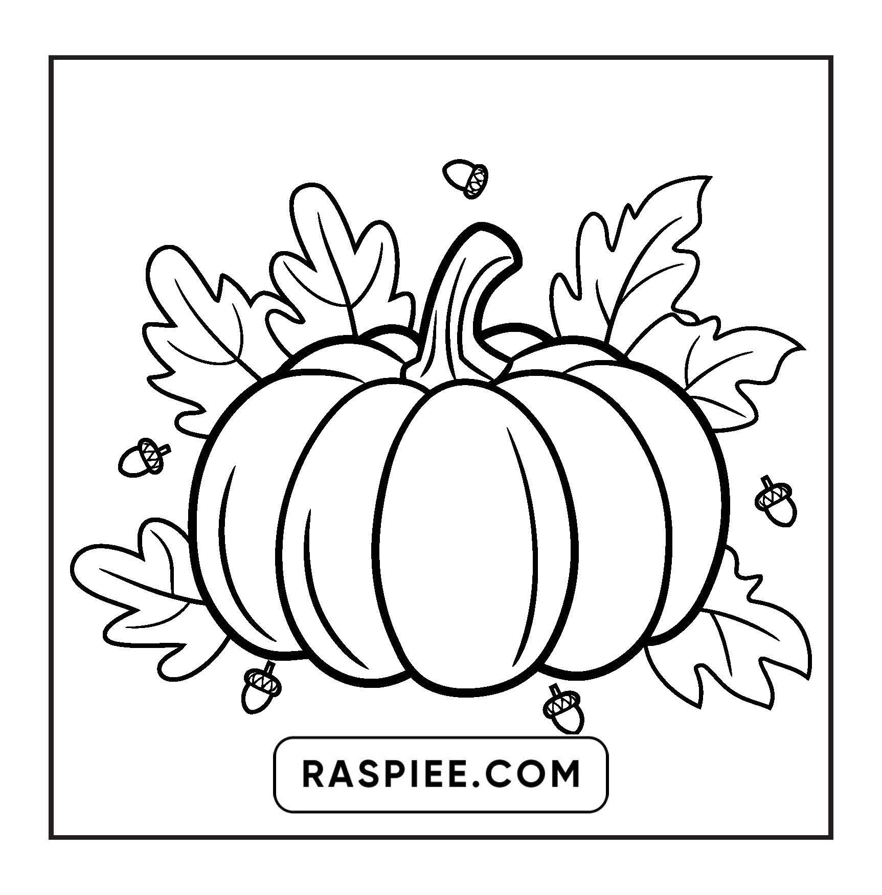 108 Bold and Easy Thanksgiving Coloring Pages Printable PDF Instant Download