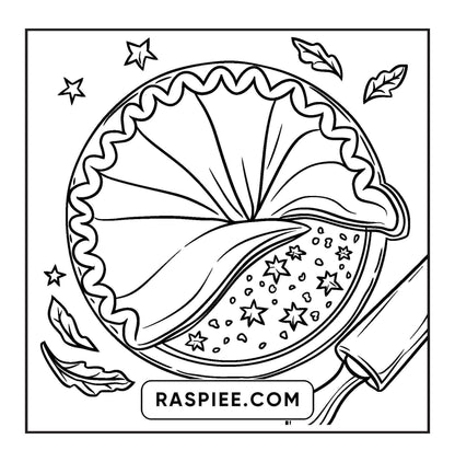 108 Bold and Easy Thanksgiving Coloring Pages Printable PDF Instant Download