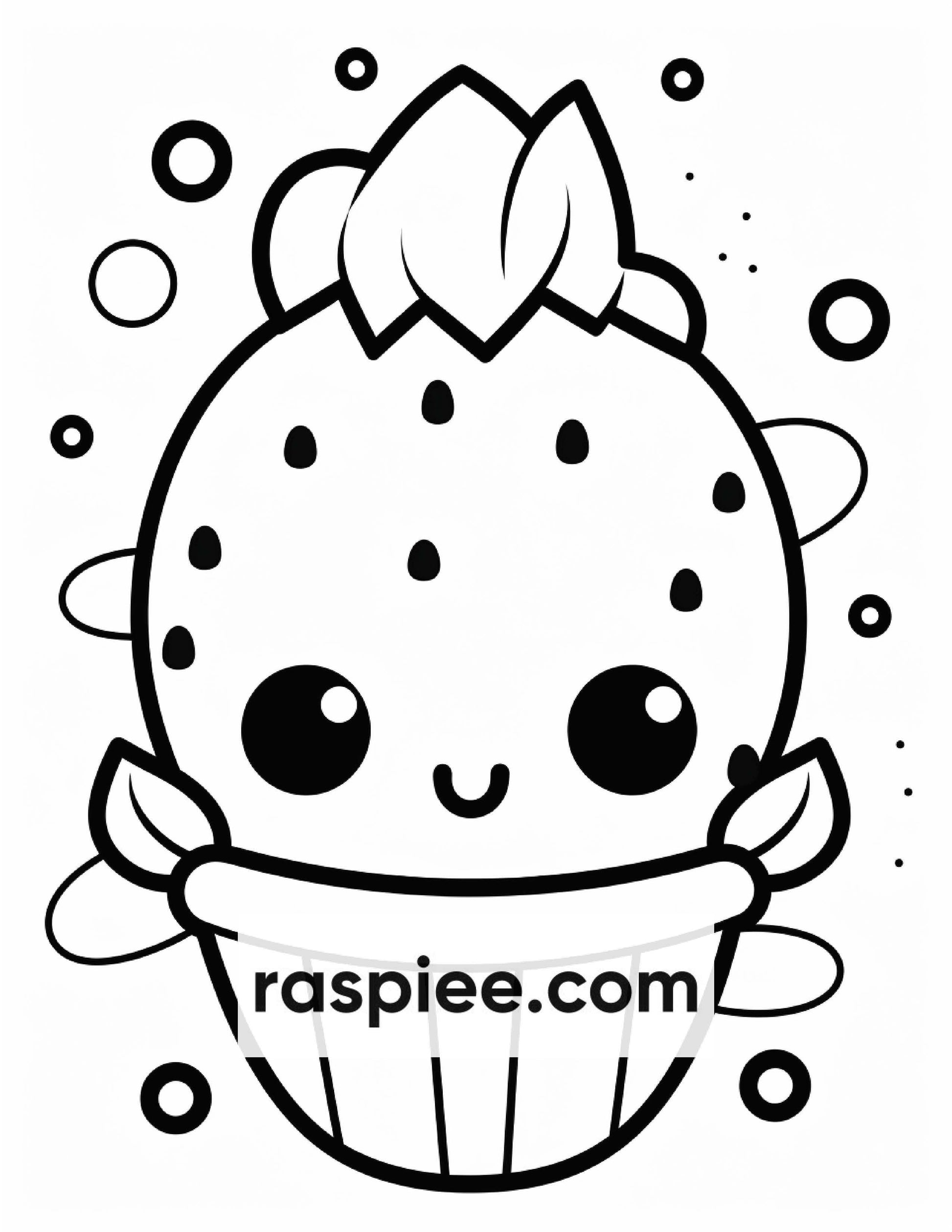 200 Kawaii Food Coloring Pages for Kids, Fun Homeschool Activities, Printable PDF Instant Download
