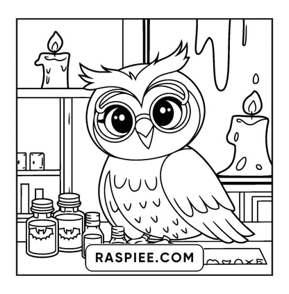 77 Bold and Easy Spooky Shop Coloring Pages Printable PDF Instant Download